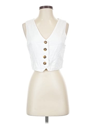 Love Tree Sleeveless Button-Down Shirt (view 1)