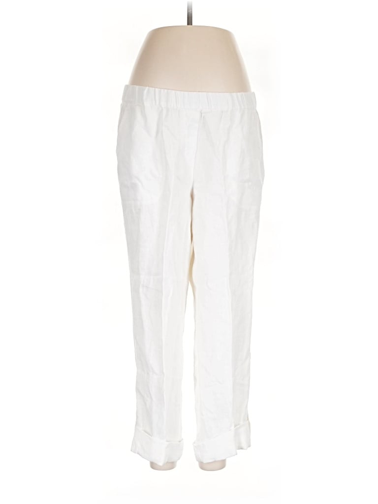 Pre-owned Purejill Linen Pants In White