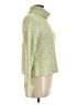 Ultra Flirt 100% Polyester Green Turtleneck Sweater Size L - photo 4