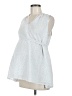 A Pea in the Pod 100% Polyester White Sleeveless Blouse Size Med Maternity - photo 1