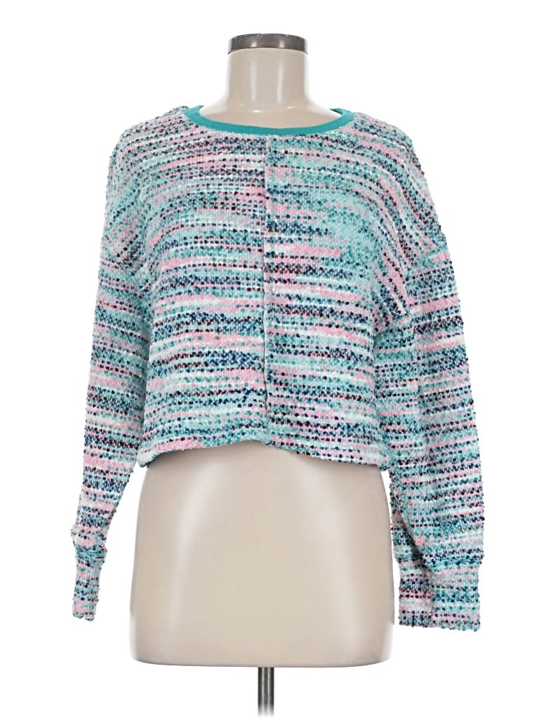 Pre-owned New In Pullover Sweater In Teal