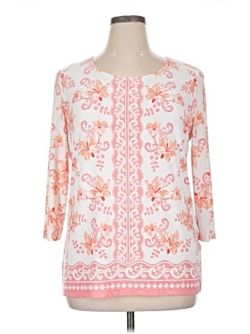 JM Collection 3/4 Sleeve Blouse (view 1)