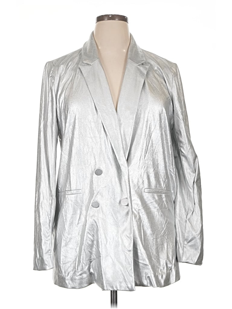 Pre-owned Jennifer Lopez Cocktail Dress In Silver