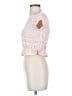 For Love & Lemons Pink Short Sleeve Blouse Size XS - photo 5