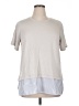 Hue Gray Short Sleeve Top Size XL - photo 1