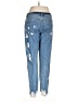 Signature 8 100% Cotton Graphic Blue Jeans Size M - photo 2