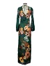 FARM Rio for Anthropologie 100% Viscose Green Casual Dress Size XS - photo 2