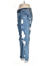 Signature 8 100% Cotton Graphic Blue Jeans Size M - photo 5