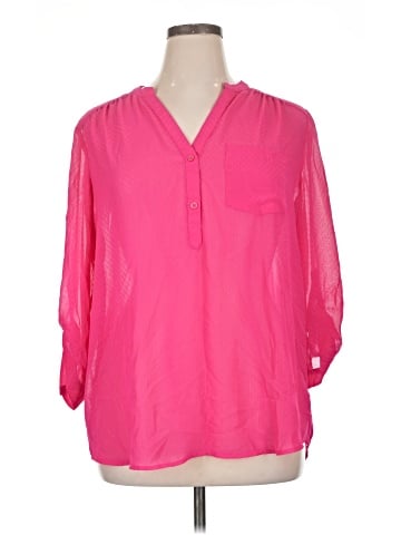 Maurices 3/4 Sleeve Blouse (view 1)