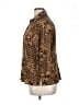Joanna Animal Print Brown 3/4 Sleeve Button-Down Shirt Size XL - photo 5