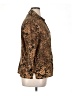Joanna Animal Print Brown 3/4 Sleeve Button-Down Shirt Size XL - photo 4