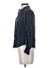Hinge 100% Rayon Blue Long Sleeve Blouse Size S - photo 5