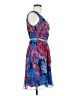 Nanette Lepore Print Blue Cocktail Dress Size 6 - photo 4