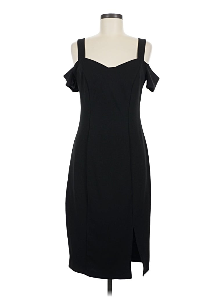 Pre-owned Bisou Bisou Cocktail Dress In Black