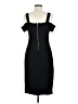 Bisou Bisou Solid Black Cocktail Dress Size 8 - photo 2