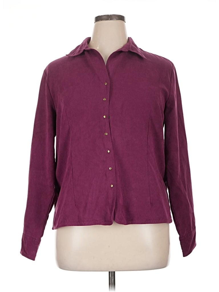 Pre-owned Lemon Grass Blazer Jacket In Purple
