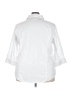 Assorted Brands Solid White 3/4 Sleeve Blouse Size 3X - photo 2
