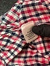 Alya 100% Cotton Checkered-gingham Pink 3/4 Sleeve Blouse Size S - photo 8
