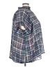 Torrid 100% Polyester Houndstooth Blue Short Sleeve Blouse Size 4X Plus (4) - photo 4