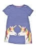 Mini Boden 100% Cotton Blue Dress Size 7 - 8 - photo 1