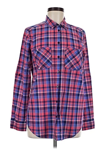 Express Long Sleeve Button-Down Shirt (view 1)