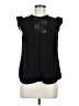 Monteau 100% Polyester Black Sleeveless T-Shirt Size M - photo 1
