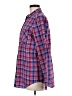 Express 100% Cotton Plaid Red Long Sleeve Button-Down Shirt Size M - photo 5