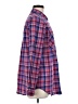 Express 100% Cotton Plaid Red Long Sleeve Button-Down Shirt Size M - photo 4