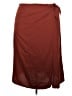 Cider 100% Polyester Solid Burgundy Casual Skirt Size 4X - photo 1