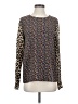 Equipment 100% Silk Animal Print Black Blouse Size S - photo 1