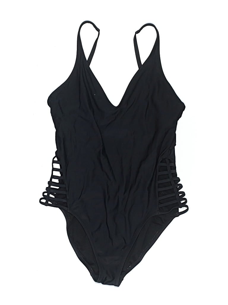 Pre-owned Shade & Shore One Piece Swimsuit In Black