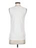 Ann Taylor 100% Polyester Ivory Sleeveless Blouse Size S - photo 2
