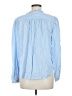 Ann Taylor Blue Long Sleeve Button-Down Shirt Size M - photo 2