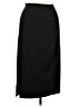 Ododos Solid Black Casual Skirt Size L - photo 1