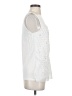 Ann Taylor 100% Polyester Ivory Sleeveless Blouse Size S - photo 4