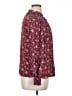 Beacon 100% Rayon Burgundy Long Sleeve Blouse Size XL - photo 4