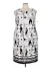 R&M Richards Graphic White Casual Dress Size 22 - photo 1