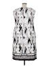 R&M Richards Graphic White Casual Dress Size 22 - photo 2