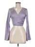 Cider Purple Long Sleeve Blouse Size M - photo 1