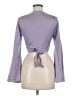Cider Purple Long Sleeve Blouse Size M - photo 2