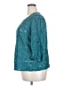 Sampeel Teal 3/4 Sleeve Blouse Size XXL - photo 5