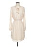 Daniel Rainn 100% Polyester Chevron-herringbone Ivory Casual Dress Size S - photo 1