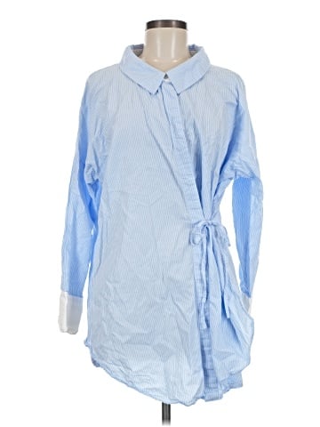 Zara Long Sleeve Button-Down Shirt (view 1)