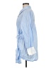 Zara Blue Long Sleeve Button-Down Shirt Size M - photo 5
