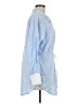 Zara Blue Long Sleeve Button-Down Shirt Size M - photo 4