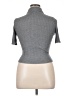 Shoedazzle Gray Short Sleeve Top Size XL - photo 2