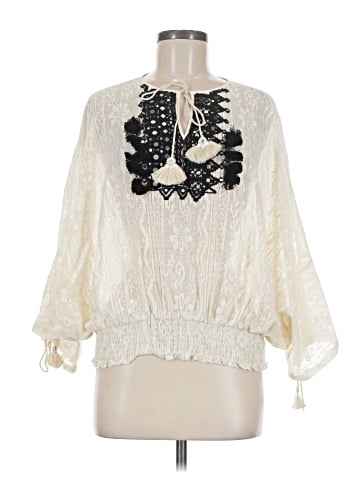 Vineet Bahl 3/4 Sleeve Blouse (view 1)