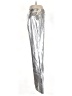 Avec Les Filles 100% Polyester Metallic Silver Faux Leather Pants Size 8 - photo 4
