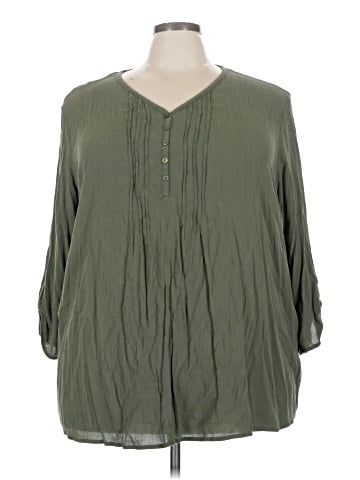Terra & Sky 3/4 Sleeve Blouse (view 1)