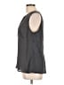 DR2 100% Polyester Gray Sleeveless Blouse Size L - photo 5